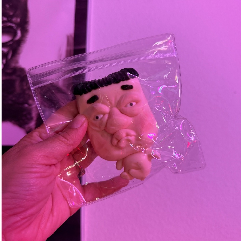 Funny Man's Face Taba Squishy NEW